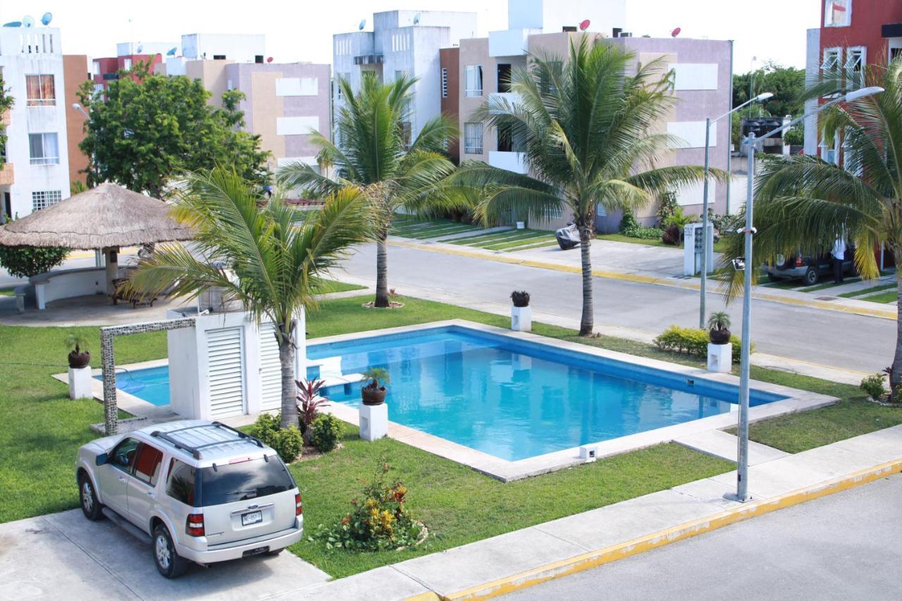 Relajante Y Acogedor Apartamento Con Alberca En Cancun Ngoại thất bức ảnh